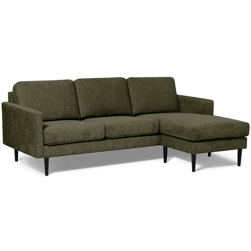 Ålesund sjeselongsofa Aragon GR-18 Wenge 205x141cm