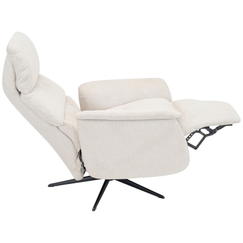 Eon XXL - Ekstra stor hvilestol i Mito tekstil med recliner og tilt