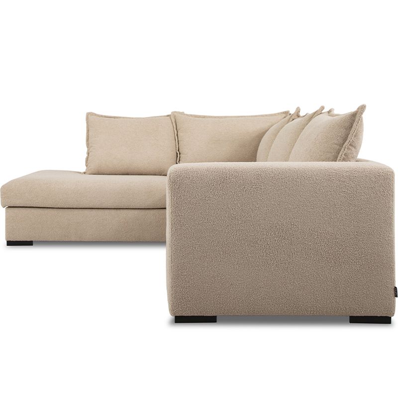 Chill Oppsett 00 hjørnesofa Now or Never Bouclè 260x215 m/ åpen ende