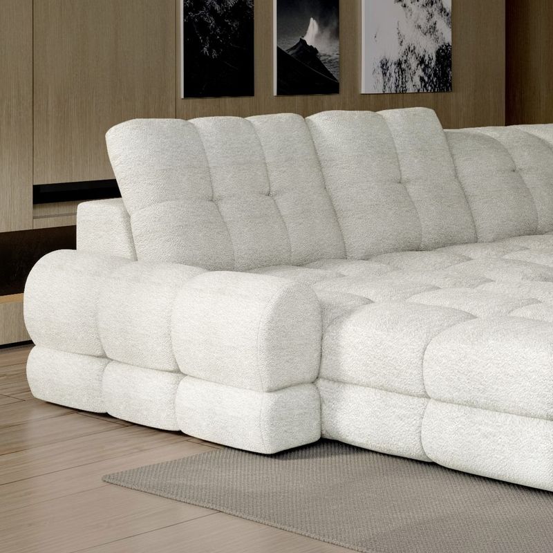 Tollo XL hjørnesofa 400x217 med elektrisk setedybde