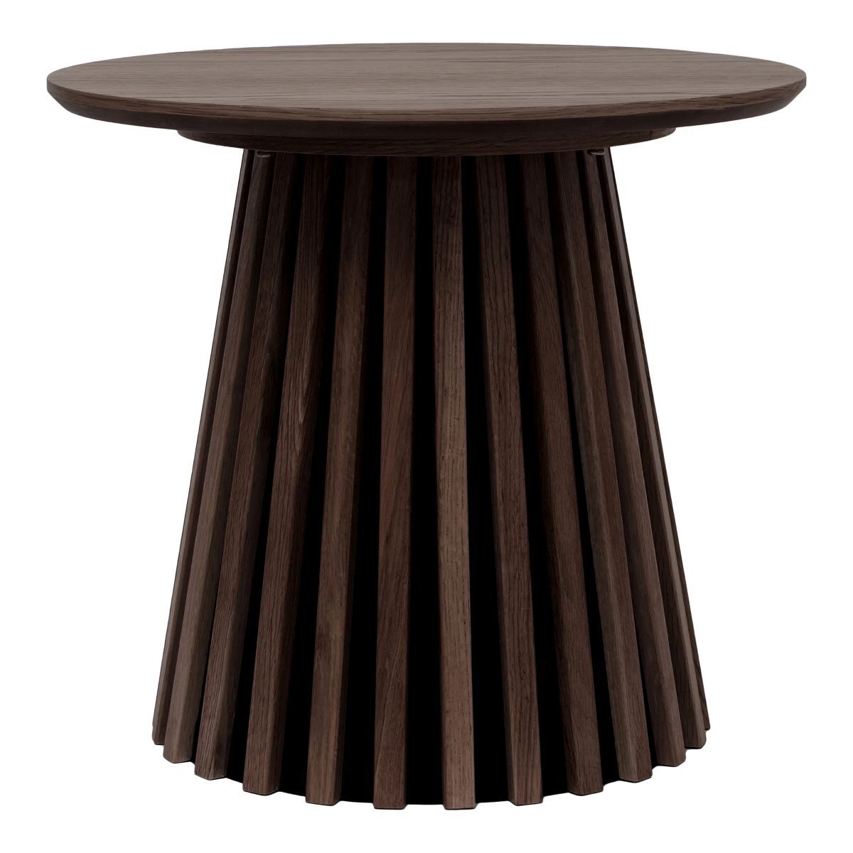 Osaka sidebord Ø50 H45 - røkt eikefiner