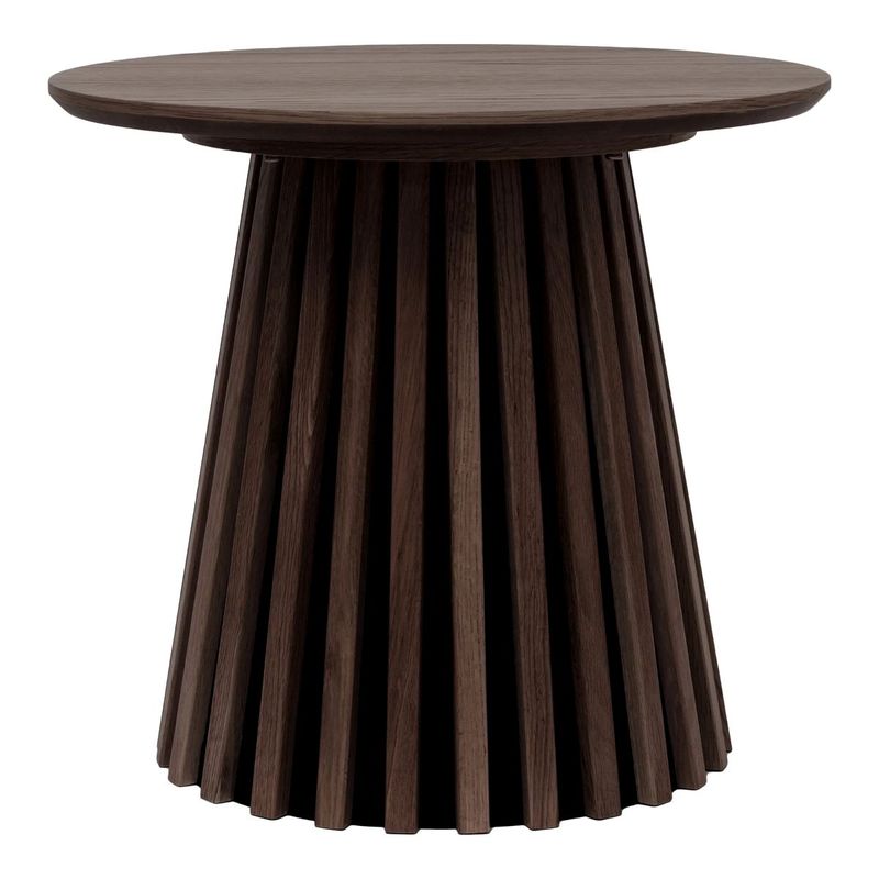 Osaka sidebord Ø50 H45 - røkt eikefiner