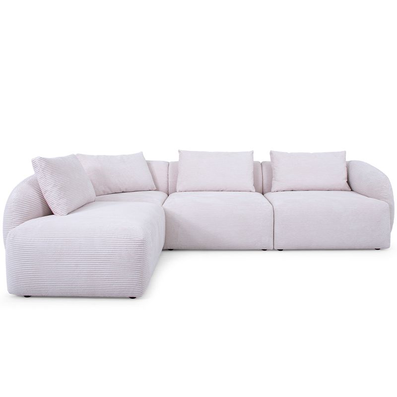 Sori hjørnesofa med åpen ende 280X210cm - Velg Storm tekstil