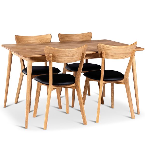 Hovedbilde Alborg Heltre Spisebord natur oljet eik 140x90