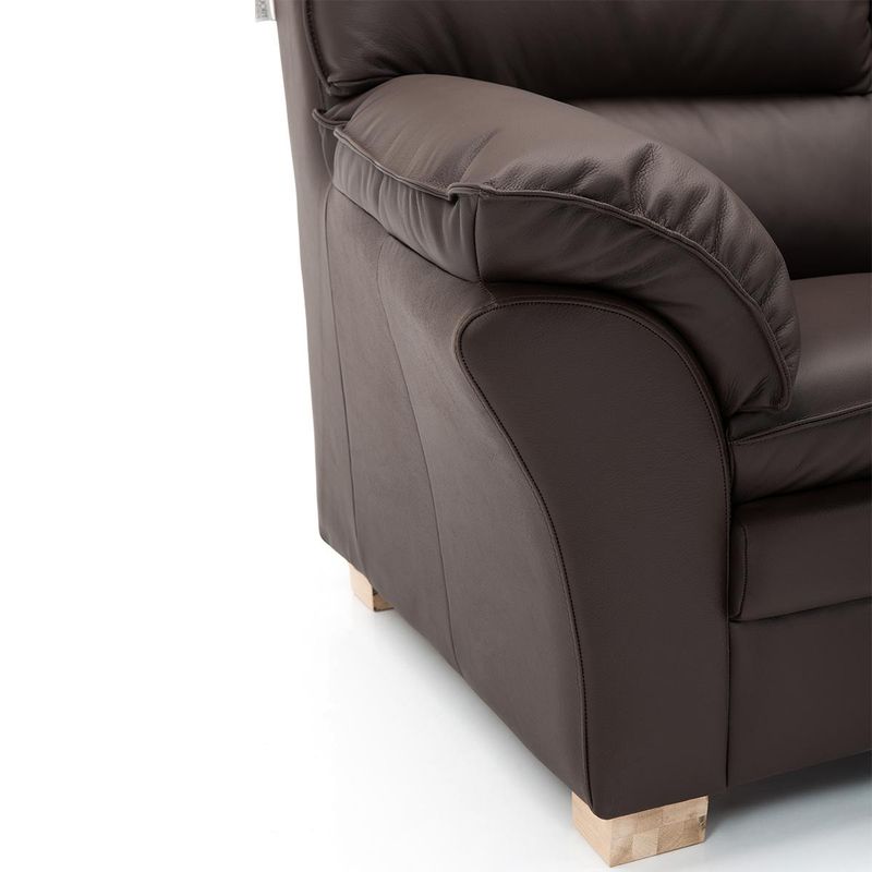 Palma Hjørnesofa i ekte skinn 281x226cm