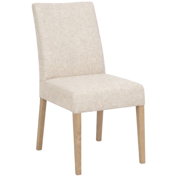 Hovedbilde Malaga Spisestol høy rygg hvitoljet eik - Cremona ...