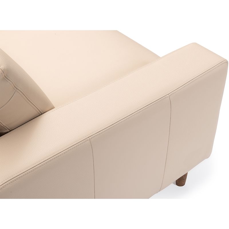 Una hjørnesofa i ekte skinn 267x267 cm | Soleda Skinn