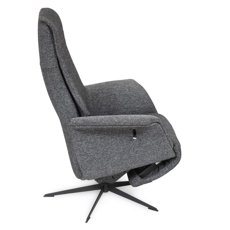 Seven Recliner med integrert fothviler | Sutton 550 Black