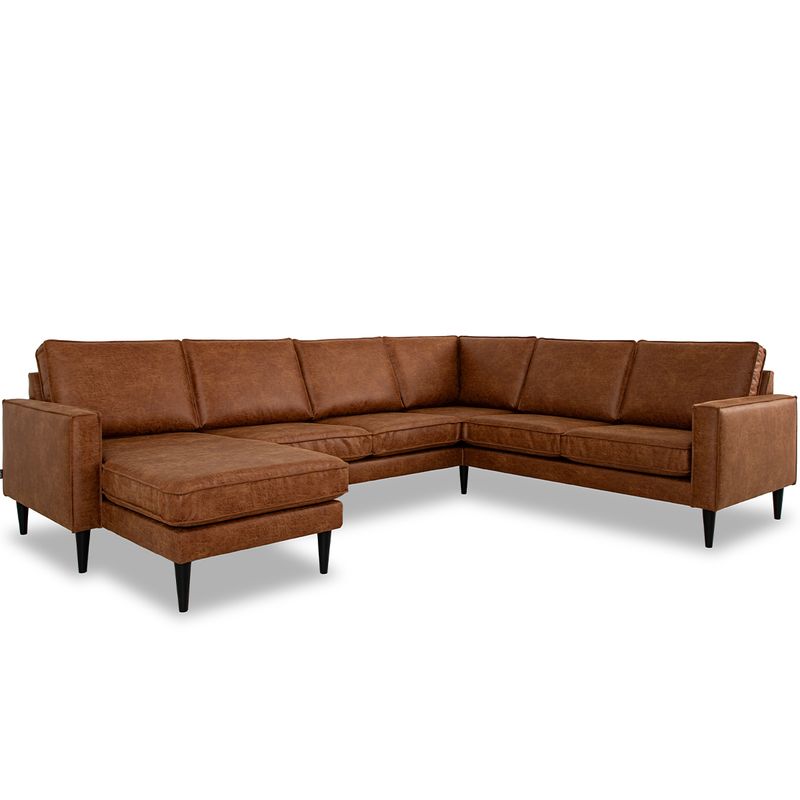 Austin Hjørnesofa 315x245cm Oppsett 4 Colorado ECO skinnsofa 