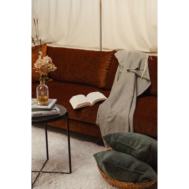 Amaya 3,5 seter sofa 232 cm med Fluff One | Loft tekstil