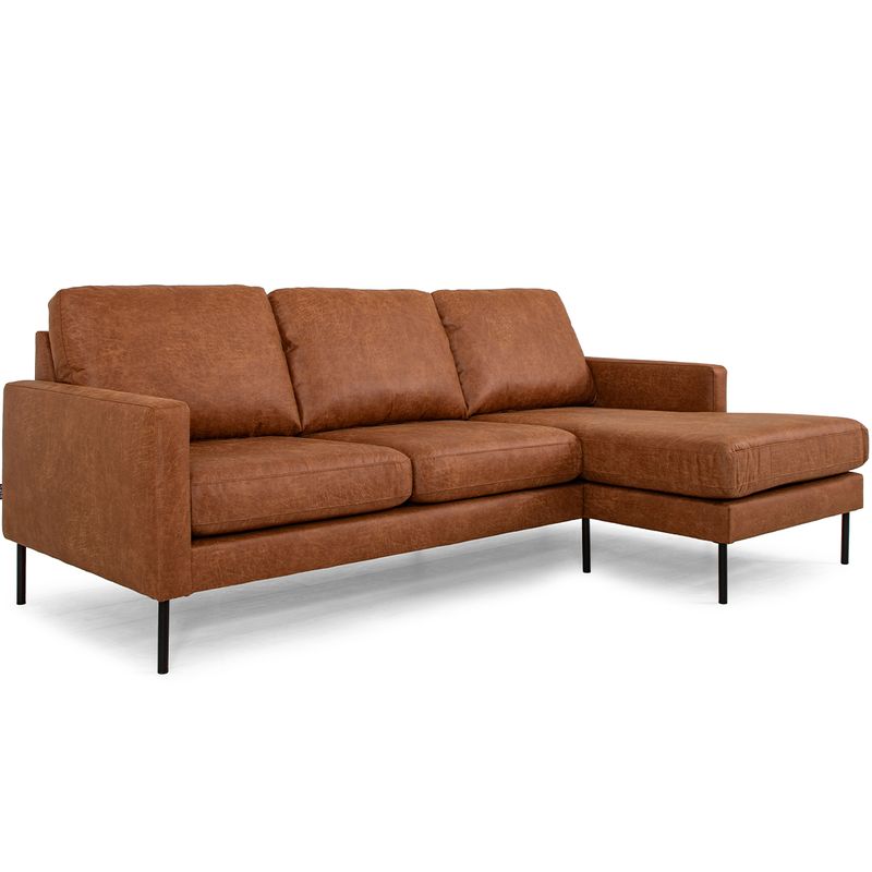 Dublin oppsett 1 3 seter sofa 231 cm med sjeselong Colorado ECO 