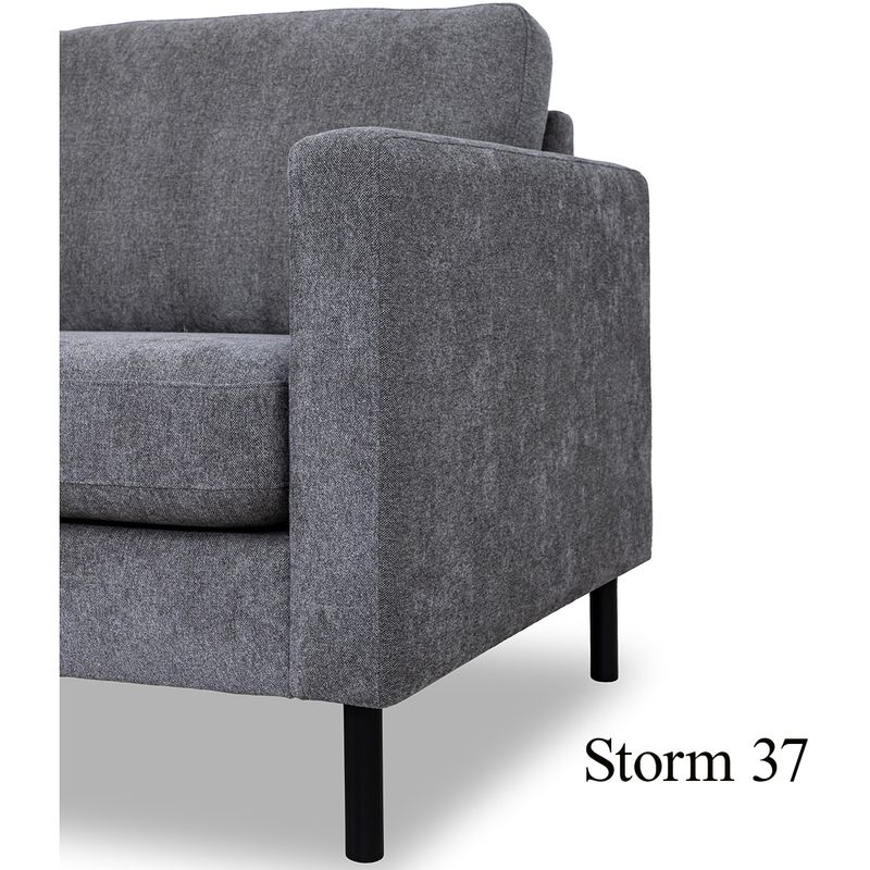 Luton 2 seter sofa 162cm Storm Tekstil