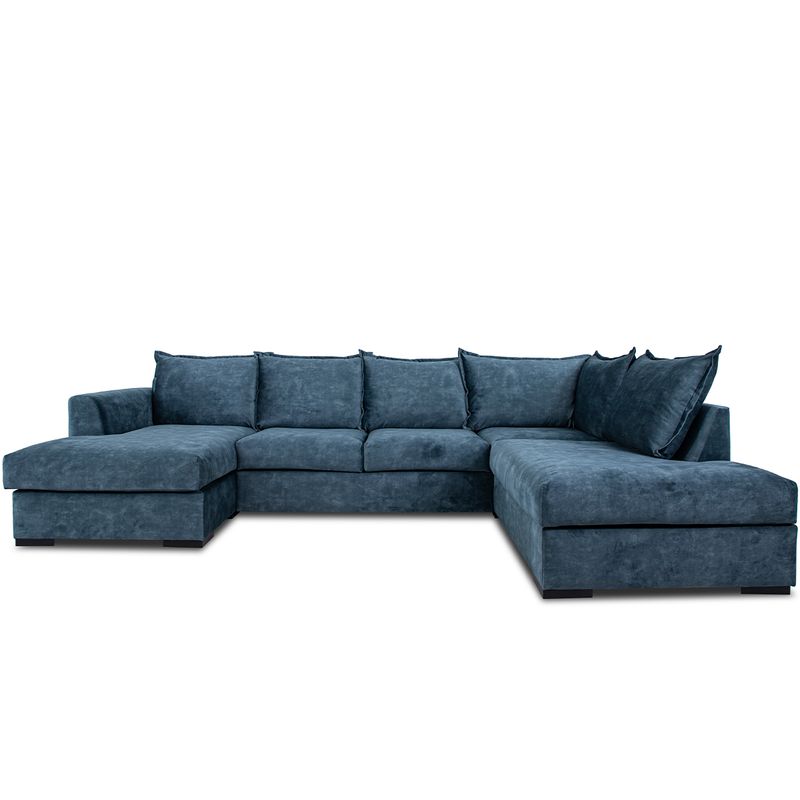 Chill U-sofa 330x215 cm - Adore Fuji velur