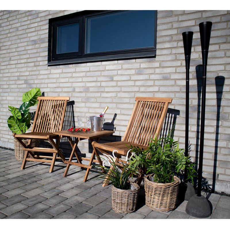 Bilbao Side Bord i Teak 50x50 | House Nordic