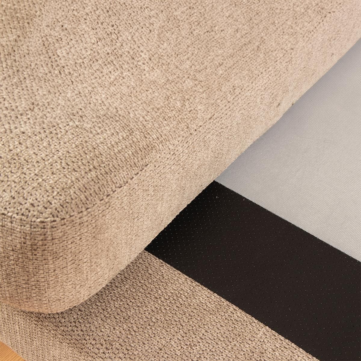 Amaya 3N sjeselongsofa 268 cm Fluff One velg farge Monolith velur